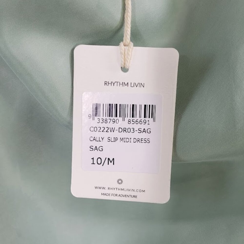 RHYTHM. cally midi slip dress Sz M NEW - Picture 9 of 11